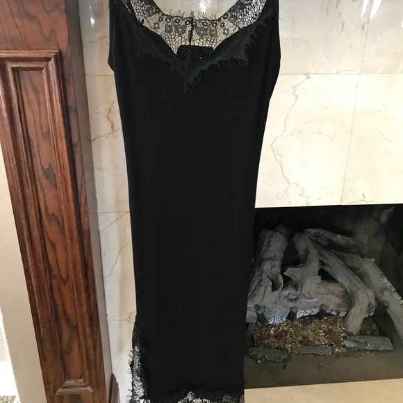 KNOW ONE CARES Ribbed Lace Dress. LBD - Picture 4 of 4